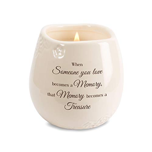 Pavilion - When Someone You Love Becomes a Memory That Memory Becomes a Treasure 8 oz Soy Filled Ceramic Vessel Candle