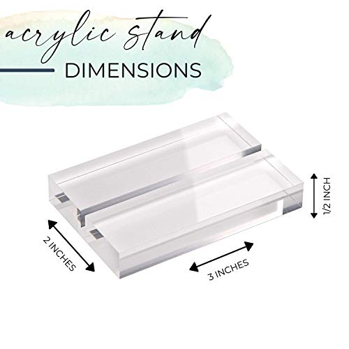Memory Table Acrylic 8x10 Sign with Stand for Weddings | In Loving Memory Sign for Special Event on Acrylic | Lucite Table Memorial Sign (8X10, Clear Acrylic Stand)