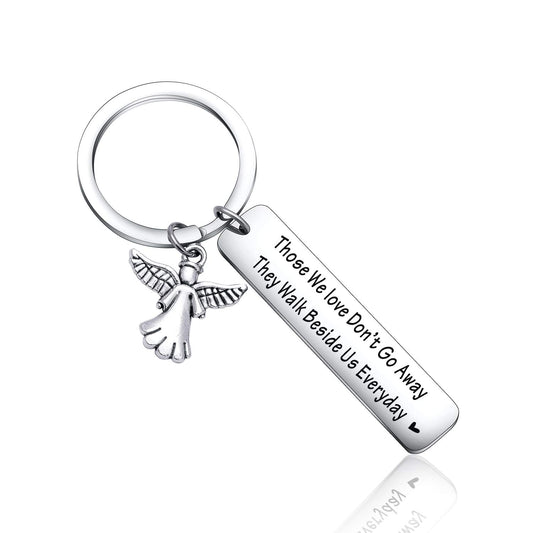mom Memorial gift Dad Memorial gift Sympathy Jewelry Sympathy Keychain Bereavement Jewelry Loss of Loved One Gift mother Memorial Jewelry Loss of grandma Gift Loss of uncle Gift (Everyday Keyring)
