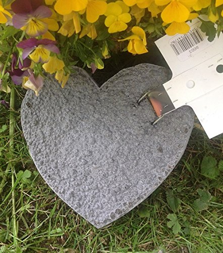 Kay Berry Goodbyes are Not Forever Heart Shaped Memorial Stone (Grey)