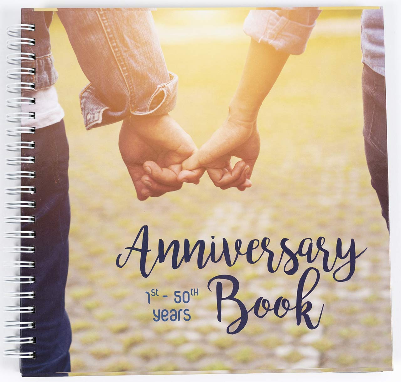  Why Don't We Anniversary Journal Wedding- Wedding Gift for  bride with a Book of firsts & years of advice for a healthy marriage-  Perfect for Wedding Registry Gifts, Cool bridal shower