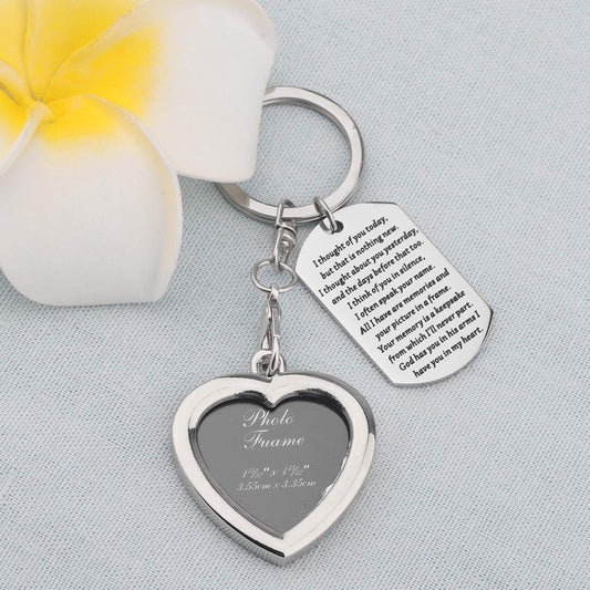 Sympathy Keychain Memorial Gifts for Loss of Loved One (I Thought of You)
