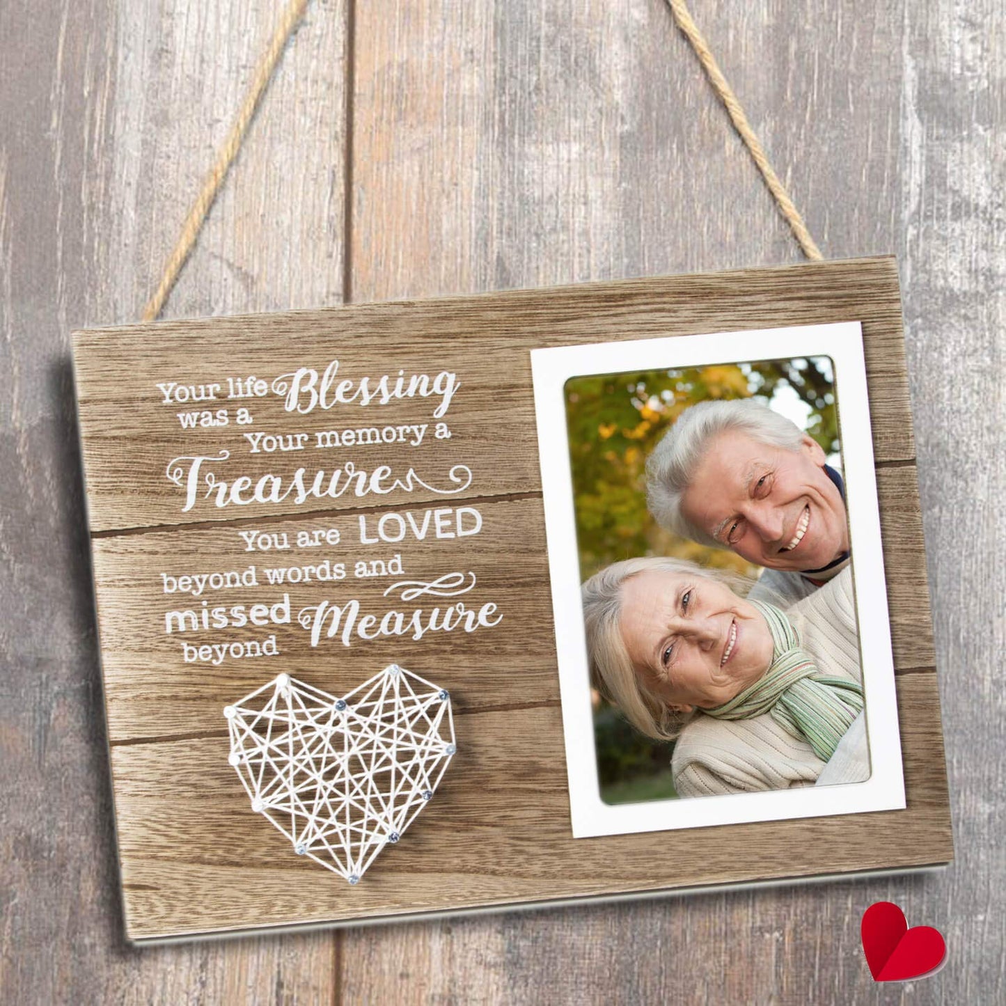 VILIGHT Memorial Picture Frame Sympathy Gifts for Loss of Loved One - Remembrance and Bereavement Present - 4x6 Photo