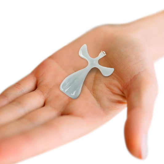 (10 Pack) Pocket Angel Prayer Cross - Miniature Comfort for Faith & Devotion - Soothing Spiritual Design - Handheld Prayer Aid - Calming Sympathy & Bereavement Gift - Marble Resin