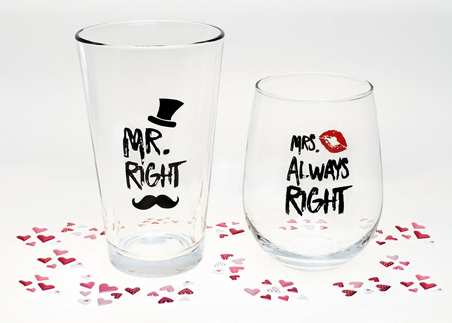 Funny Wedding Gifts - Mr. Right and Mrs. Always Right Novelty Can