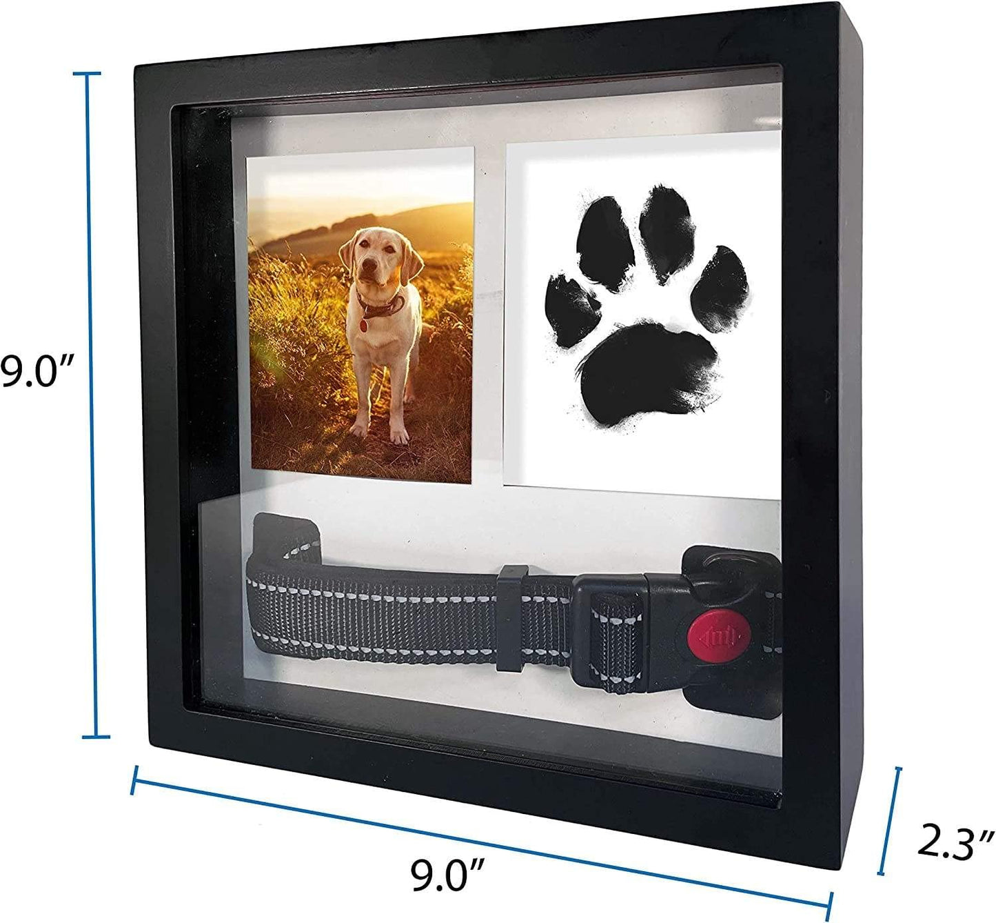 KCRasan Pet Picture Frame Memorial - Dog Memorial Sentiment Frame for Loss  of Dog Gifts - Pet Collar Frame Remembrance Sympathy Dog or Cat Tribute