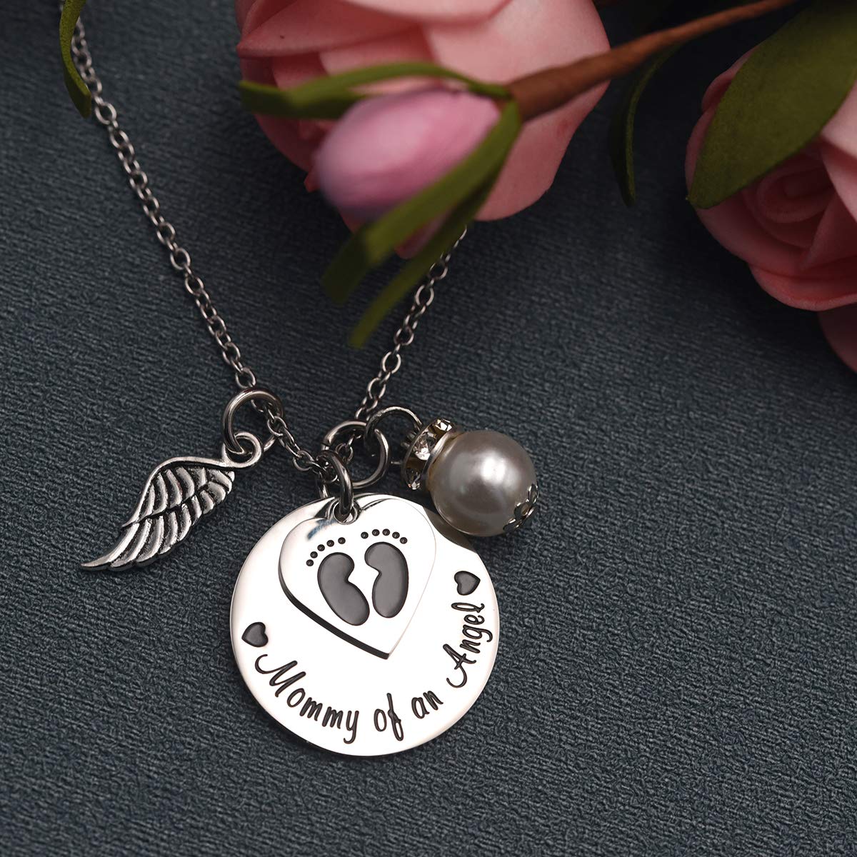 Engraved Miscarriage keepsake baby loss gift miscarriage necklace pregnancy  loss | eBay